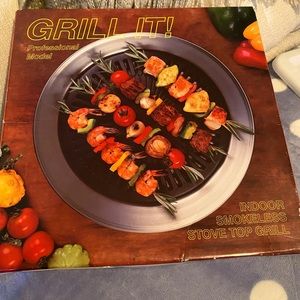 INDOOR SMOKELESS STOVE TOP GRILL